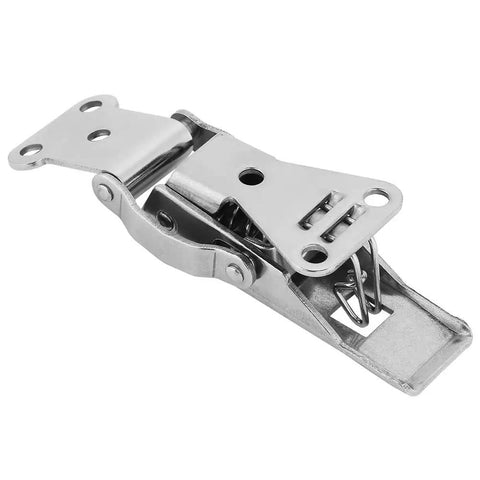 Stainless Steel Spring Loaded Toggle Latch Hasp for Cabinets Boxes Barrels and Mechanical Equipment No Fuss Easy Install Durable Hardware