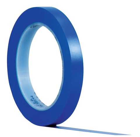 Indigo Fine Line Paint Masking Tape One Eighth Inch By Thirty Six Yard for precise striping and color separation in auto projects.