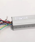 Universal 36V And 48V Brushless Dc Motor Controller For Ebikes Square Wave Torque Drive with wiring harness and connectors.