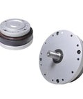 Top Tier High Precision Harmonic Drive Reducer With 30 Arcsec Accuracy and a built tough input shaft, showing smooth design.