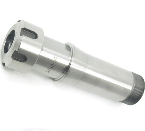5C ER25 Collet Chuck Holder for CNC Milling Lathe with Straight Extended Shank, Precision Ground Extension Rods