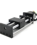 Beefy Pro Grade 100mm Travel Linear Rail Guide With Dual Optical Axis And SFU1605 Ballscrew Nema 23 Stepper Motor Included CNC Router Linear Slide For Smooth Precise Motion