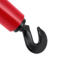 Close-up of the rotating hook on Beefy 26 Inch Hydraulic Pull Back Ram For Porta Power Tools And Body Shop Frame Tools, 10 Ton Capacity, 8100 PSI.