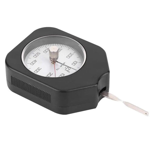 Push Pull Force Gauge For Precision Mechanical Pressure Testing With Gram Force Readout SZG5002 Dial Gauge Pro Grade Non Slip Handle Easy Use For Tape Recorder Buffer Pressure Armature And Switch Calibration, black dial
