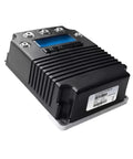 Premium Heavy Duty 36 To 48 Volt 500 Amp Dc Motor Controller Replacement For Golf Carts And Electric Vehicles showing side view with connectors.