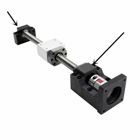 Beefed Up Motor Mount With Integrated Ballscrew Support For Engravers And CNC Machines Compatible With SFU1204 And 1605