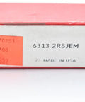 Rugged Single Row Deep Groove Radial Ball Bearing Outfitted With Double Sealed Guards And Exact 65 Millimeter Bore Drop package label.