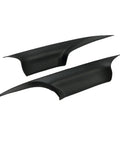 BMW 7 Series F01 F02 Door Pull Handle Cover Inserts Upgrade Kit For Sticky Wood Trim Replacement No Fuss DIY Fix Durable Interior Door Handle Trim Covers Keeps Cabin Classic Look, black ABS+PC pair