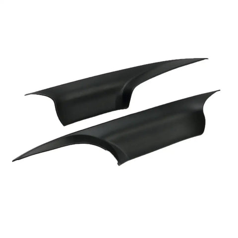 BMW 7 Series F01 F02 Door Pull Handle Cover Inserts Upgrade Kit For Sticky Wood Trim Replacement No Fuss DIY Fix Durable Interior Door Handle Trim Covers Keeps Cabin Classic Look, black ABS+PC pair