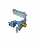 Easy Install Replacement Dryer Water Inlet Solenoid Valve For 120V Clothes Dryers, Garden Hose Inlet, One Quarter Inch Push On Outlet, 60Hz 5W, Replaces W10595507 W11245113 AP6334122 PS12578917, metal bracket