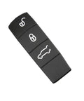 Porsche Key Fob Button Cover For Cayenne And Macan, Soft Silicone Case, Center Button Protector Skin Jacket, top view