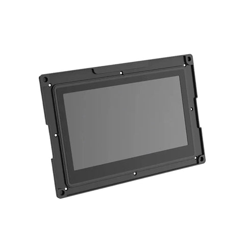 Compatible LCD Module Replacement Screen For GK3 Ultra Resin 3D Printer angle view, black frame, clear display surface, precision upgrade.
