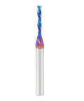 Spektra Extreme Tool Life Solid Carbide CNC Compression Spiral Router Bit, 1/8" Diameter, 13/16" Cutting Height, 1/4" Shank
