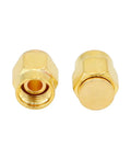 12 Pack SMA Plug Dust Cap For SMA Female Jack Gold Plated RF Coaxial Connector Protective Cap Guard For Your Coaxial Gear