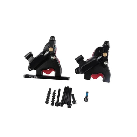 Ride Ready Road Bike Shifter Pair With Slick Shifting 2x11 Speed Mechanical Levers and 160Mm Disc Brake Rotor for cycling.