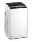 Portable Washing Machine 25LB Fully Automatic Washer Spin Dryer Combo with stainless steel drum and control panel.
