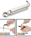 Power Drill Nibbler Attachment With 360 Degree Adjustable Double Head Metal Sheet Cutter And Wrench for clean cuts installation steps