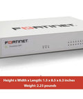 Straight Up Enterprise Grade Firewall With Kickass Ai Malware Blocking And Solid CASB DLP Tools Built For Top Shelf Network Safety, FortiGate-60F unit.