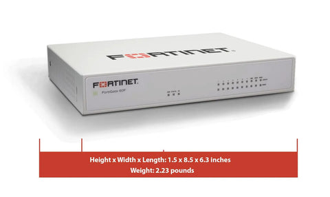 Straight Up Enterprise Grade Firewall With Kickass Ai Malware Blocking And Solid CASB DLP Tools Built For Top Shelf Network Safety, FortiGate-60F unit.