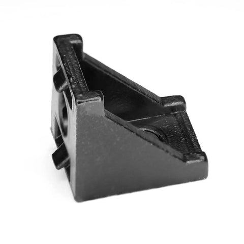 Black Corner Brackets For 2020 Aluminum Extrusion T Slot Set Of 20 6mm Compatible industrial bracket