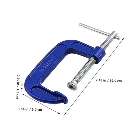 Heavy Duty 4 Inch G Clamp Quick Release C Clamp For Woodworking And Cabinet Assembly Table Vice Clamp Durable Metal
