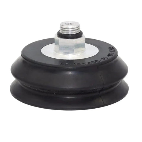 Industrial Manipulator Vacuum Sucker Pads For Smooth Lifting VAS Series Sizes 15 To 125mm green rubber pad with metal fitting