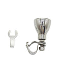 Install Ready Steering Wheel Maneuvering Knob Kit For Boats And Yachts Delivers Smooth Rotary Turning Quicker Maneuvers And Precise Handling With Direct Mount Easy Fit Immediate Comfort Upgrade, stainless steel clamp