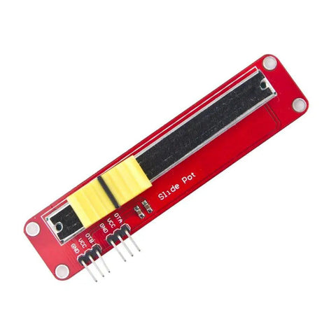 Five Pack 10K Linear Slide Potentiometer Module With Dual Analog Output For Arduino MCU ARM DIY Electronics Projects Compatible Across 3.3V And 5V Systems Durable Potentiometer With Smooth Slide Action For Precise Readouts