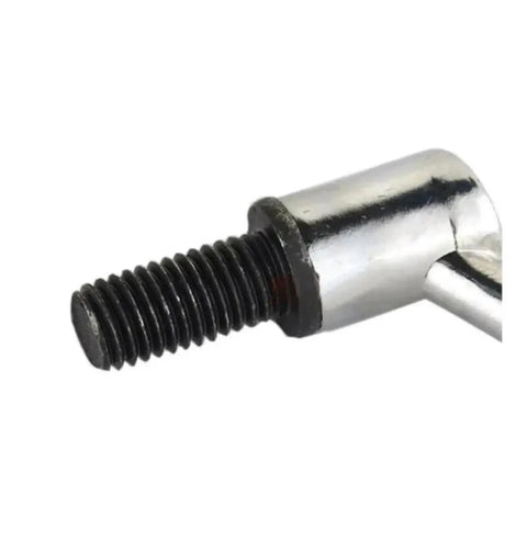Close-up of 2 Piece Milling Machine Table Lock Handle Bolts 1/2 Inch Thread CNC vertical mill clamp screw head.