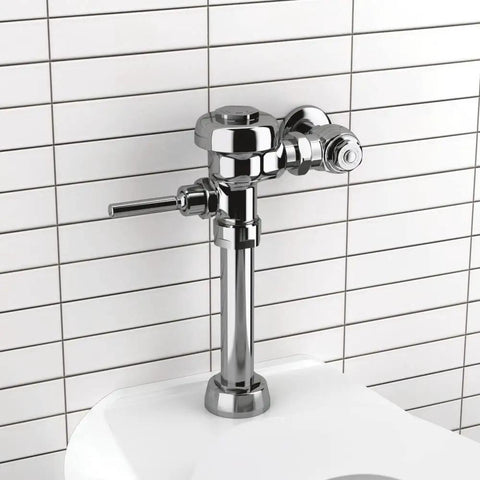 Regal 110 Exposed Manual Water Closet Flushometer For Busy Commercial Restrooms 3.5 GPF Manual Flush Valve in chrome finish