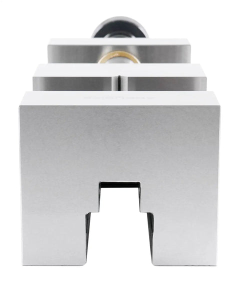 Front view of 4 Inch Precision Toolmakers Vise For Machinists With Hardened And Ground Steel, 58 62 HRC, Delivers Squareness And Parallelism To 0.0002 Inch