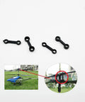 4Pcs RC Airplane Connect Buckle Set For RC Planes And Helicopters DIY Model Aircraft Propeller Fix Clips 20mm Length