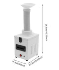 Pro Grade Solder Fume Extractor With 3 Stage Filtration 95 Percent Smoke Capture for Electronics Soldering and Nail Art side view
