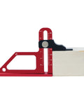 Pro Grade Height Gauge For Woodworking, Ultra Durable Depth Measuring Tool With Aluminum Alloy Table Saw Depth Ruler, Double Scale close-up
