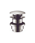 Push-Open Sink Drain 1-1/4-Inch Chrome Small Size For Bathroom Vanity Easy Pop-Up Drain Replacement Durable Chrome Finish Modern European Style Professional Installation Recommended Fits Standard Plumbing