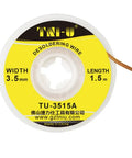 1.5M Copper Solder Wick Desoldering Mesh Braided Wire Tool 3.5mm Wide High Absorption on spool