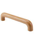 Single arch wooden cabinet pull from 8 Pack Beech Wood Drawer Handles, natural finish, 5.04-inch hole centers, 144 x 16 x 32mm.