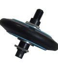 Close-up of DC97-16782A drum roller from Upgraded Samsung Dryer Repair Kit with screw visible.