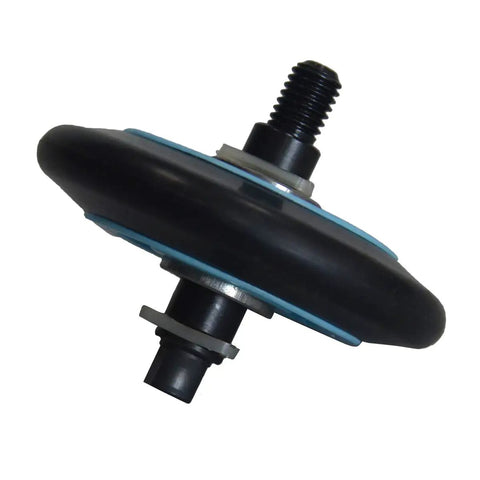 Close-up of DC97-16782A drum roller from Upgraded Samsung Dryer Repair Kit with screw visible.