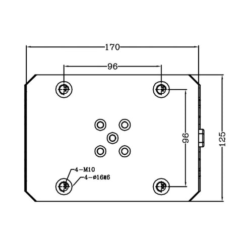 Heavy Duty Cnc Self Centering Milling Vise Pro Shop Ironclad Grip Precision Tool With Rock Solid Hrc58 Jaws And Secure Locking Control for dimensions and mounting points as shown in technical drawing.