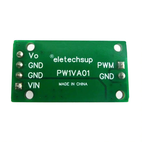 Dual PWM To 0 To 5V And 0 To 10V DAC Converter Module For Smart Home Automation, green PCB electronics module with connectors
