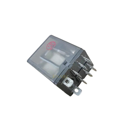 Beefy K10P-11D15-24 General Purpose DPDT Relay With Socket Mount 24 VDC Coil Silver Contacts angled side view