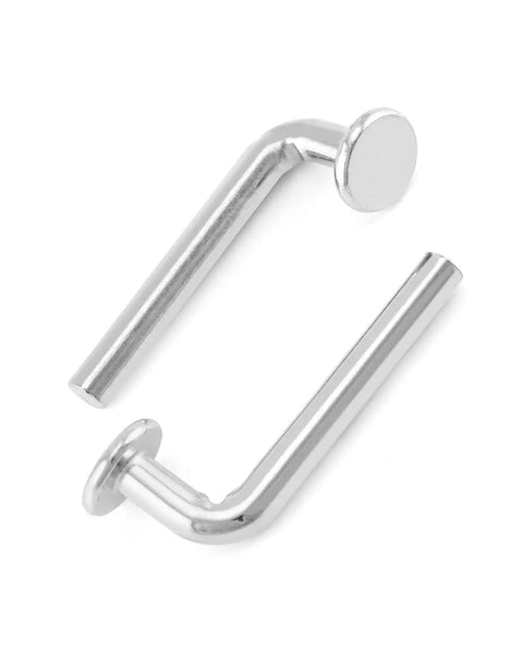 Universal Pallet Rack Safety Bolts Set, Built to Last Heavy Duty Drop Pins For Shelving Systems, J Bolt Design, galvanized finish