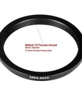 Aluminum M54 To M48 Step Down Adapter Ring For Lens Filters And Telescopes Converts 54mm 0.75 Pitch To 48mm 0.75 Pitch Lightweight 10g