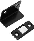 Cabinet Door Magnetic Catch With Suction Stop No Drill Easy Install L Shaped Steel Magnet for Cabinets Drawers and Sliding Doors