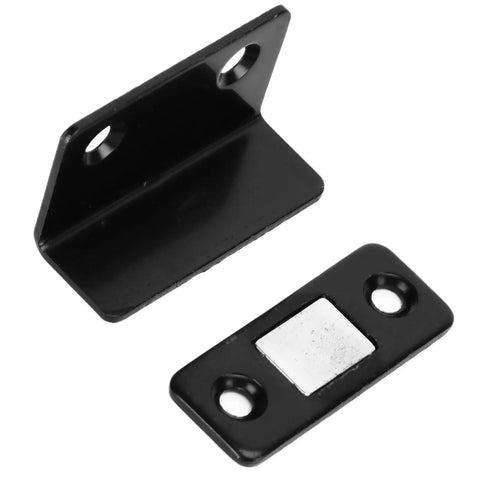 Cabinet Door Magnetic Catch With Suction Stop No Drill Easy Install L Shaped Steel Magnet for Cabinets Drawers and Sliding Doors