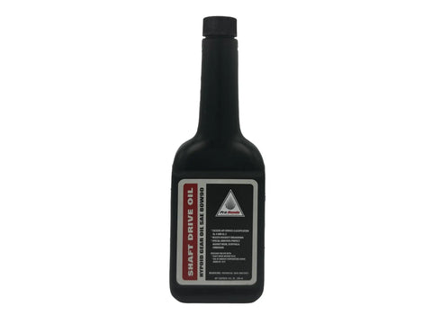 Bottle of Honda 8oz Shaft Drive Oil 08208 0080 Four Pack with label showing hypoid gear oil SAE 80W-90