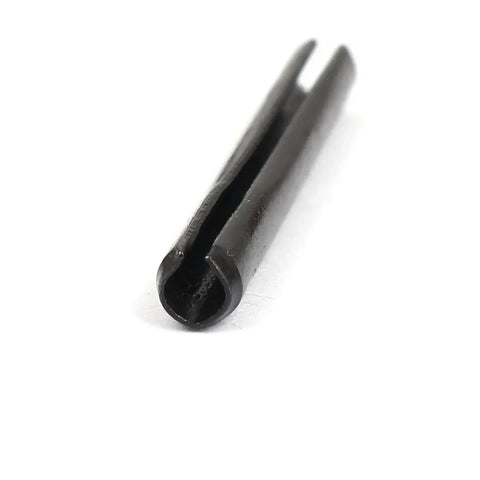 M4x35mm Carbon Steel Split Spring Dowel Pins 50Pcs For PCB Boards Drilling Milling Plate Positioning Black Finish Beefy Strength Quick Alignment Fasteners For Precise Assembly, black split pin