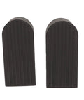 Flexible Durable Door Stopper For Bottom Of Door Black Large Anti Slip Skid Resistant Wearproof Floor Protection Quiet Collision Free Security Stop For Home Office And Hallways
