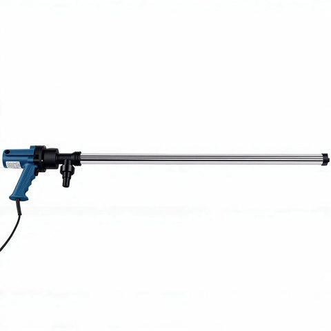 Gowenic Handheld Electric Oil Pump With Fast 60-75 Lpm Flowrate For Quick Liquid Transfer From 200 Litre Or 220 Litre Drums Featuring Durable Stainless Steel Tube And Convenient Us Plug For Efficient Fuel Moving Jobs